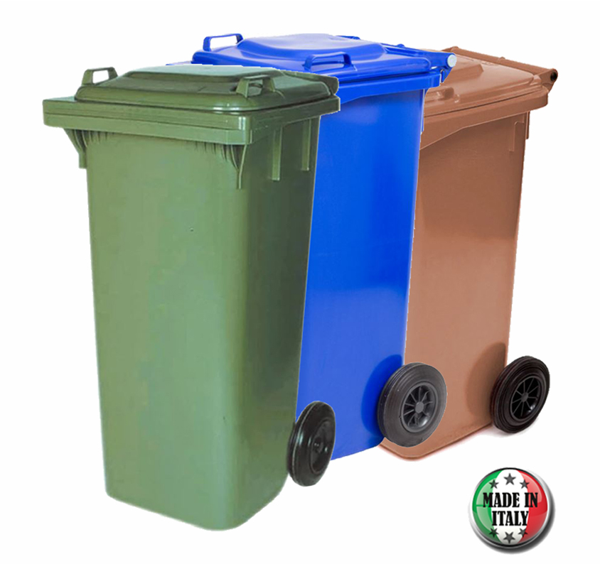 GARBAGE BINS (DUSTBINS) 120L ITALY ΚΑΔΟΙ ΑΠΟΡΡΙΜΜΑΤΩΝ 120L MADE IN ITALY 